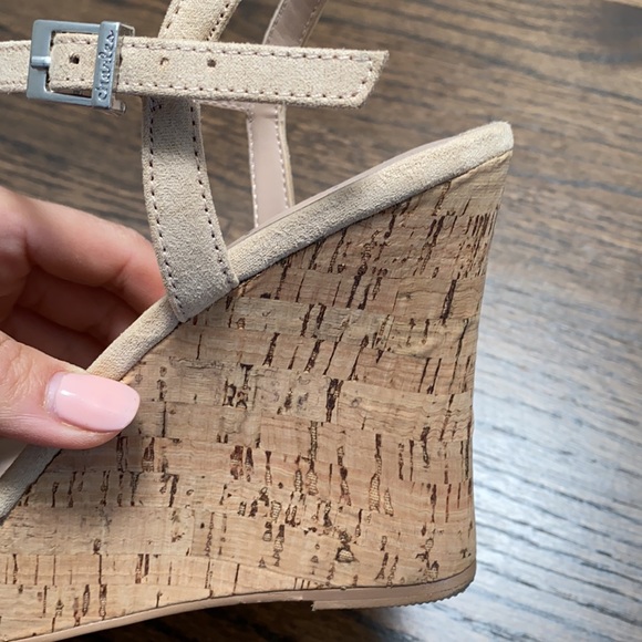 Suede Wedge Heels - Picture 4 of 4